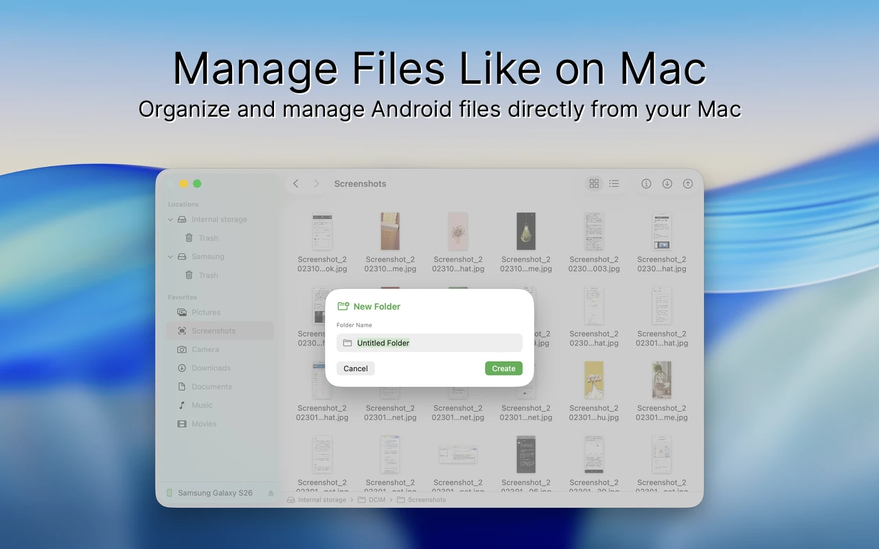 Findroid Interface - Device Connection