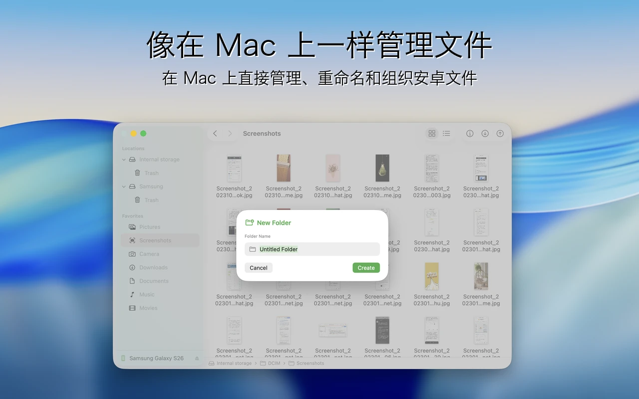 Findroid 界面 - 设备连接